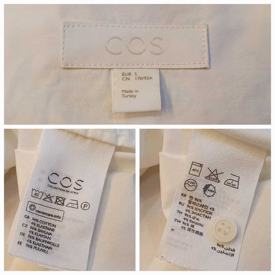 100.COS 라운드 화이트셔츠 상품이미지8