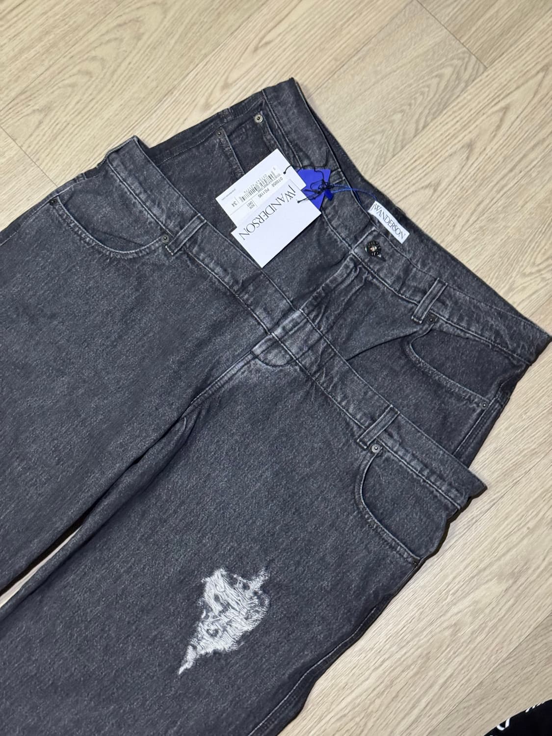 JW Anderson 더블 트위스트 밴드 데님 새상품 상품이미지3