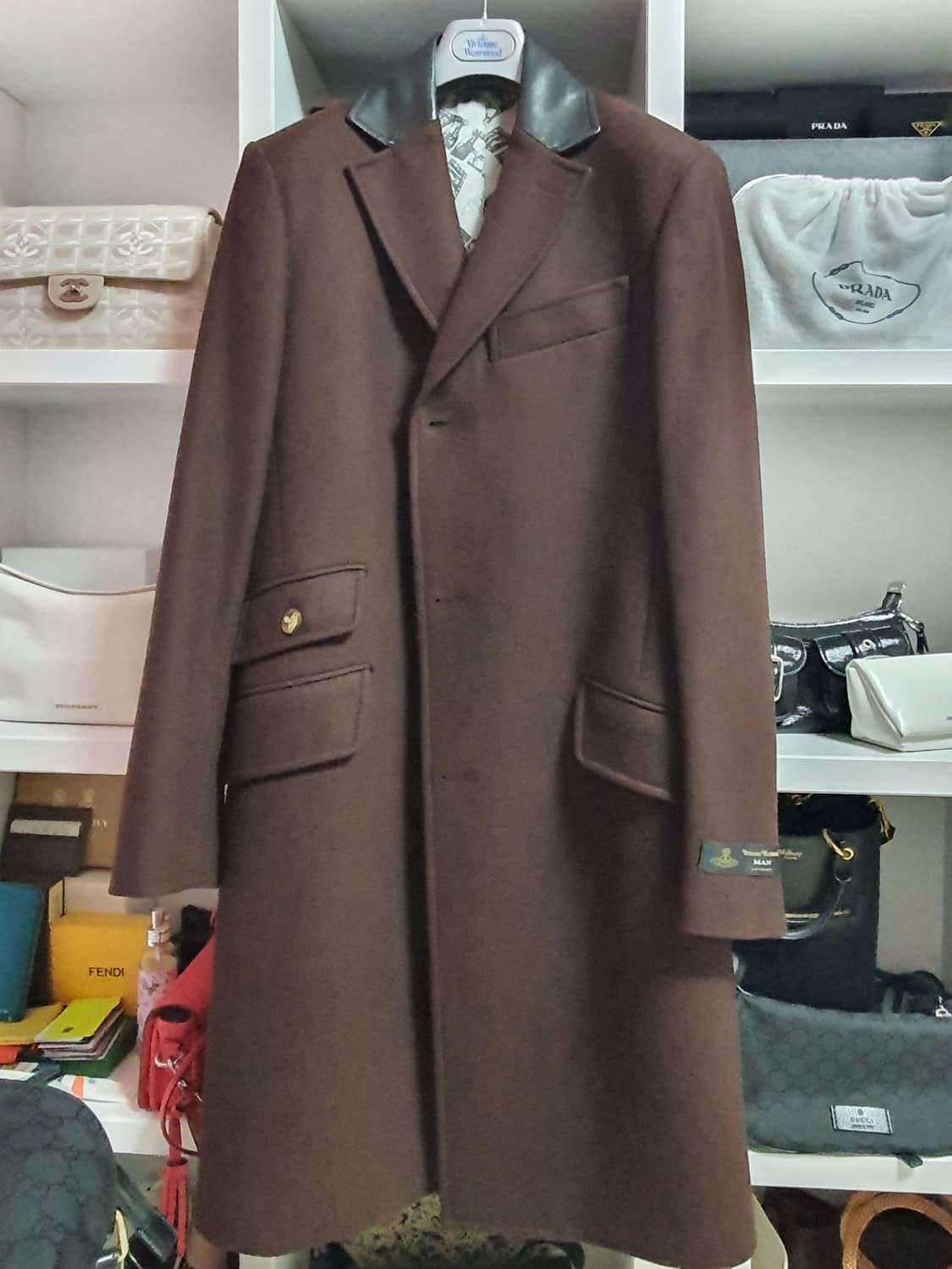 비비안웨스트우드 브라운컬러 코트 상품이미지4