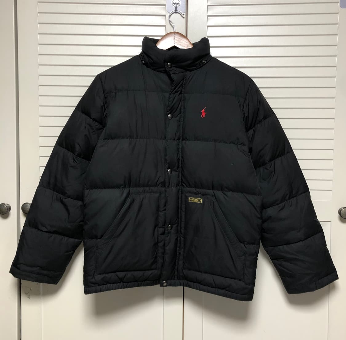 폴로 랄프로렌 푸퍼 패딩 자켓 블랙 상품이미지1