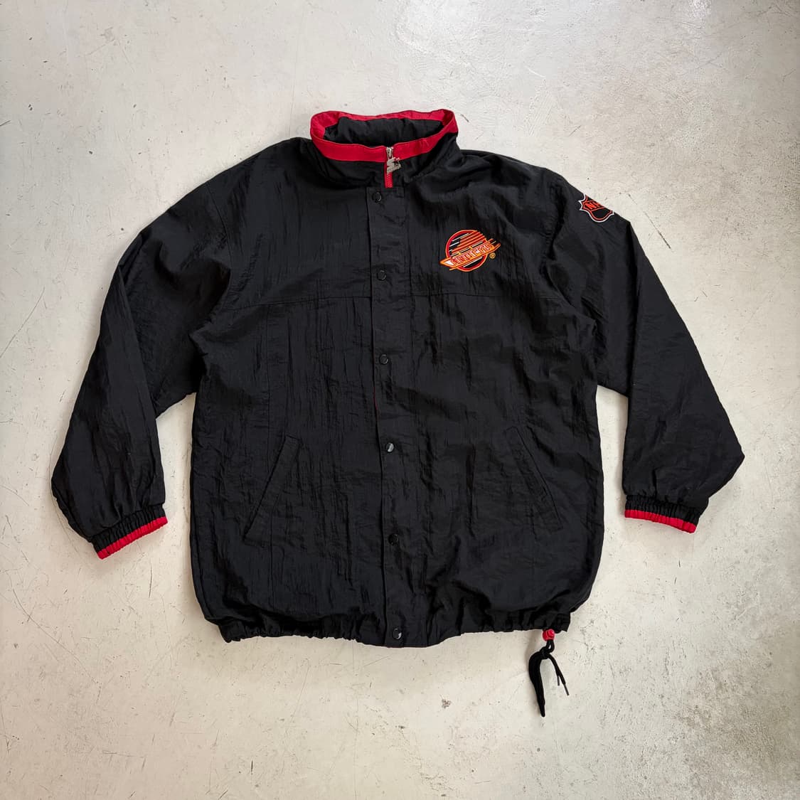 90s 스타터 NHL 벤쿠버 커넉스 윈드브레이커 자켓 L 상품이미지1