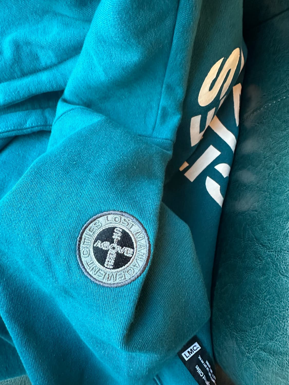 LMC x A6OVE 후드티 dk teal L 사이즈 상품이미지4