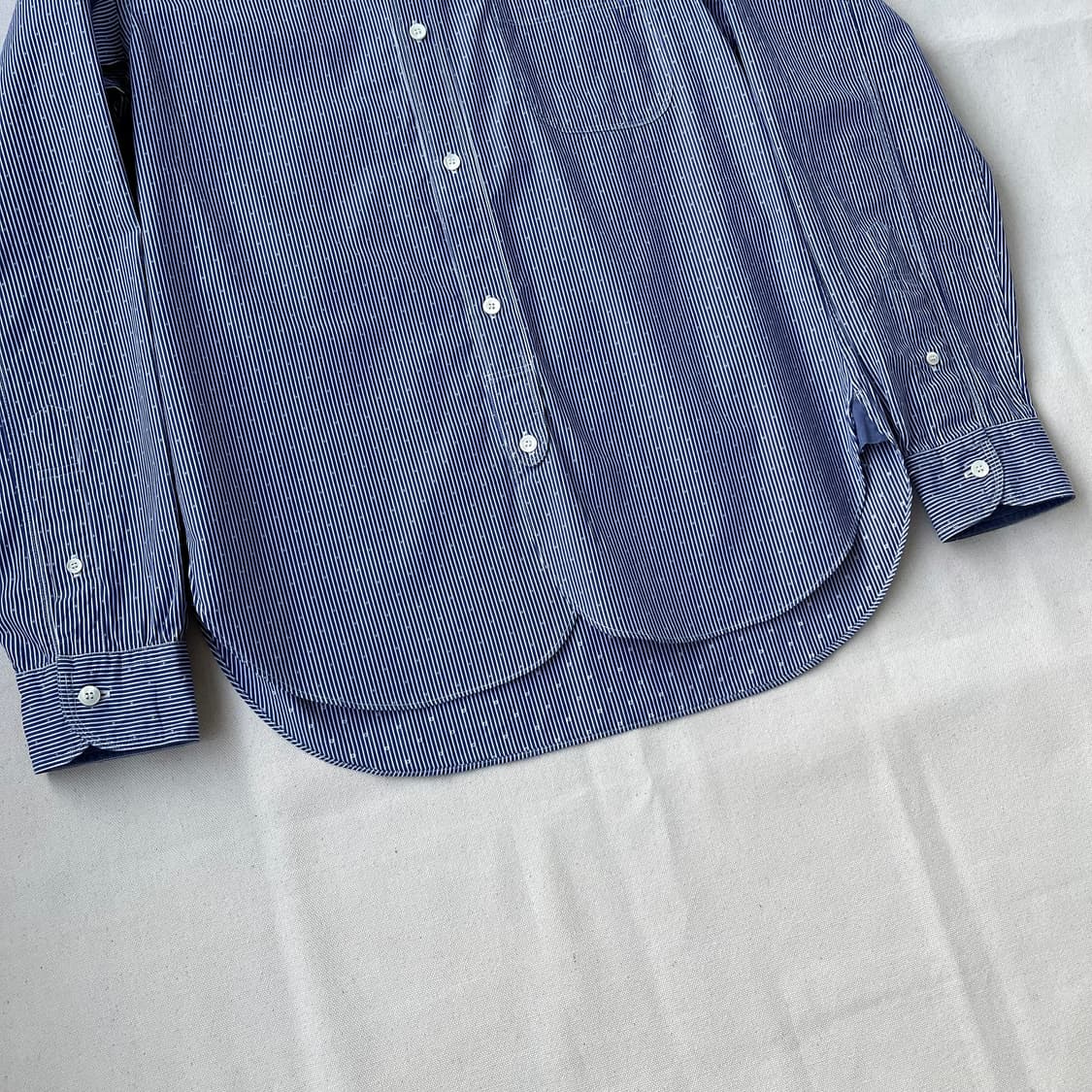 준야 와타나베 맨 자카드 스트라이프 셔츠 상품이미지4