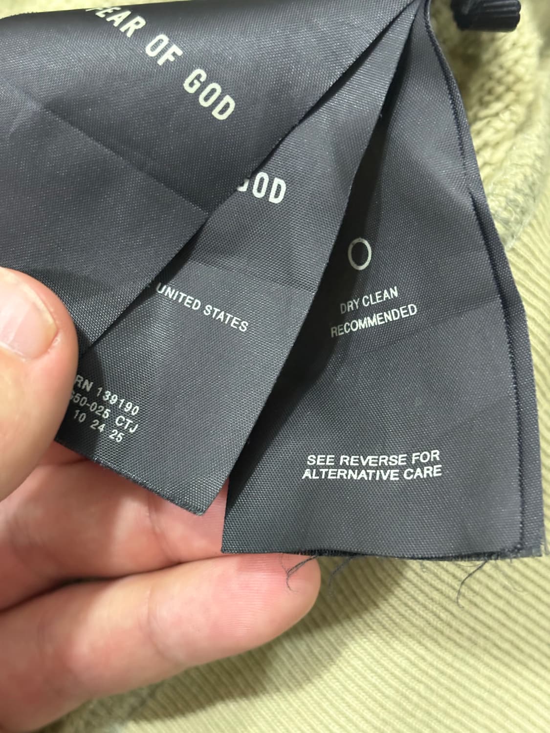 피어오브갓 7th 후드 FG FEAR OF GOD SEVENTH 상품이미지7