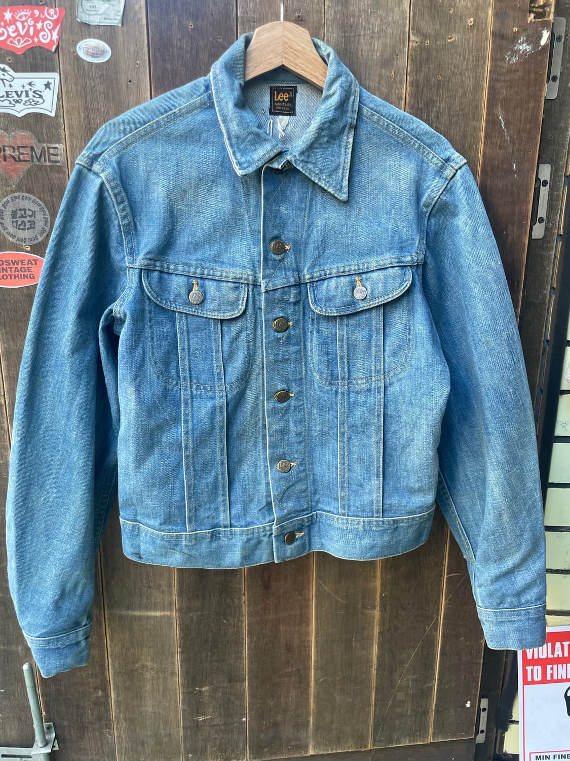 80's Vintage Lee DenimJacket Made in USA 상품이미지1