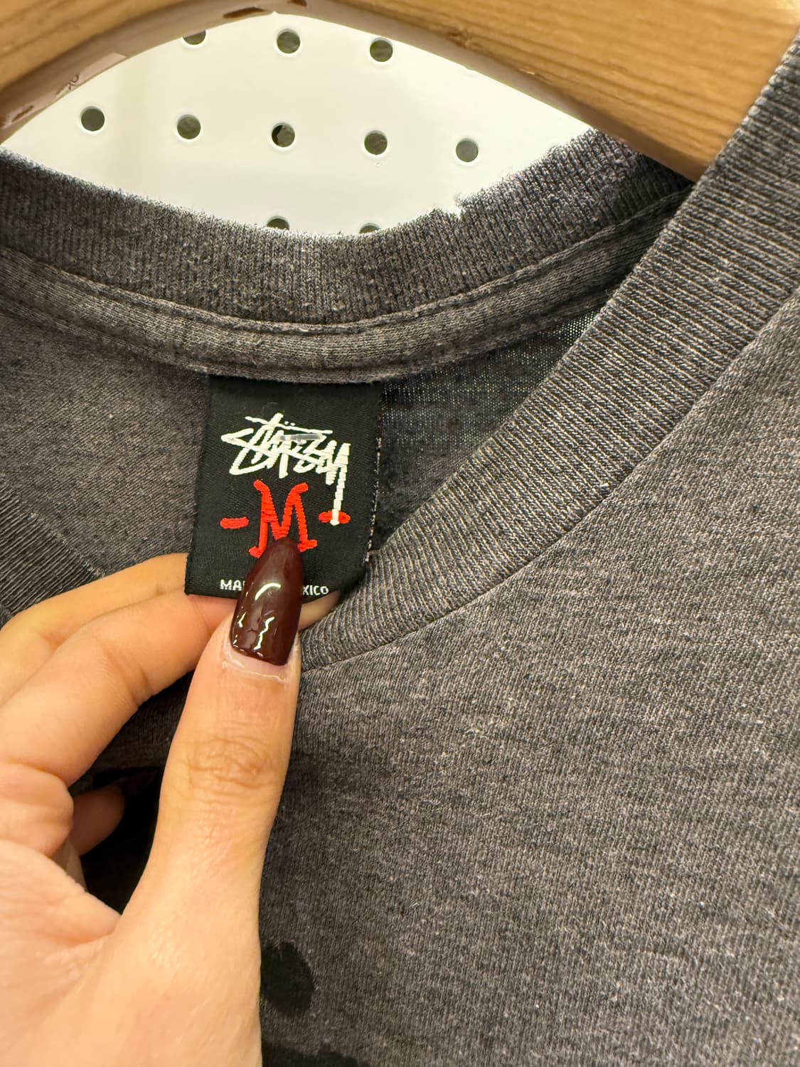 스투시 빈티지 스켈레톤 그래픽 반팔 티셔츠 U1470 상품이미지5