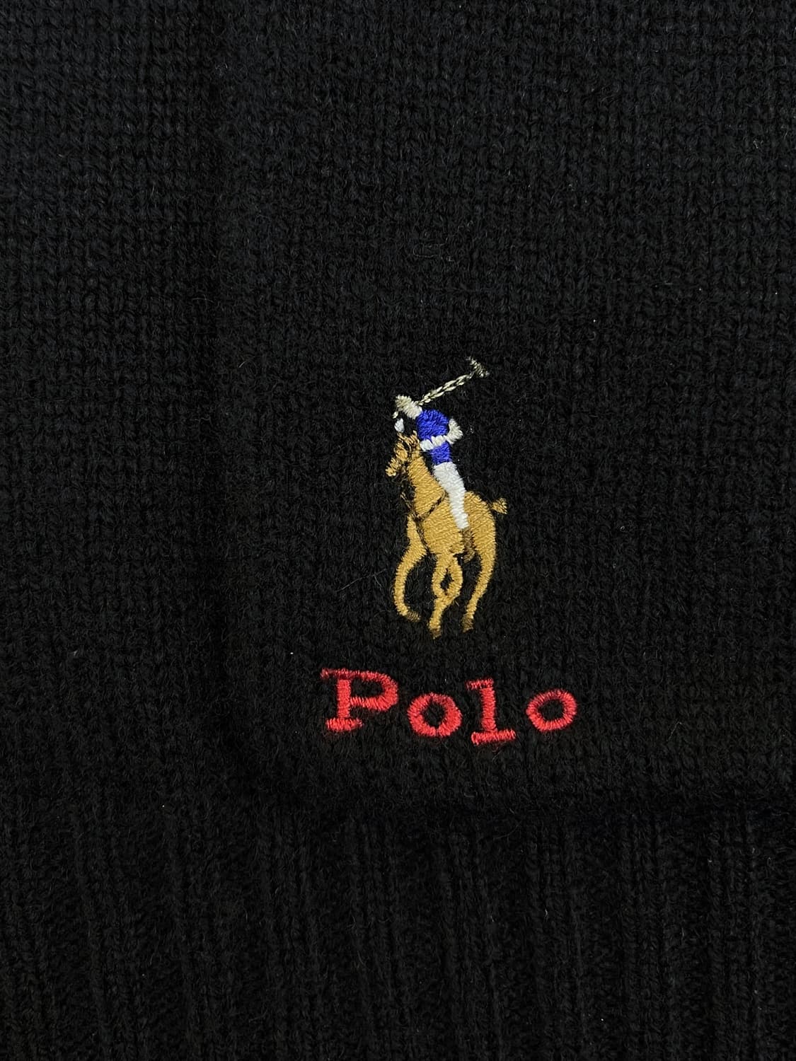 폴로랄프로렌 QR 라벨 멀티 포니 가디건 상품이미지5