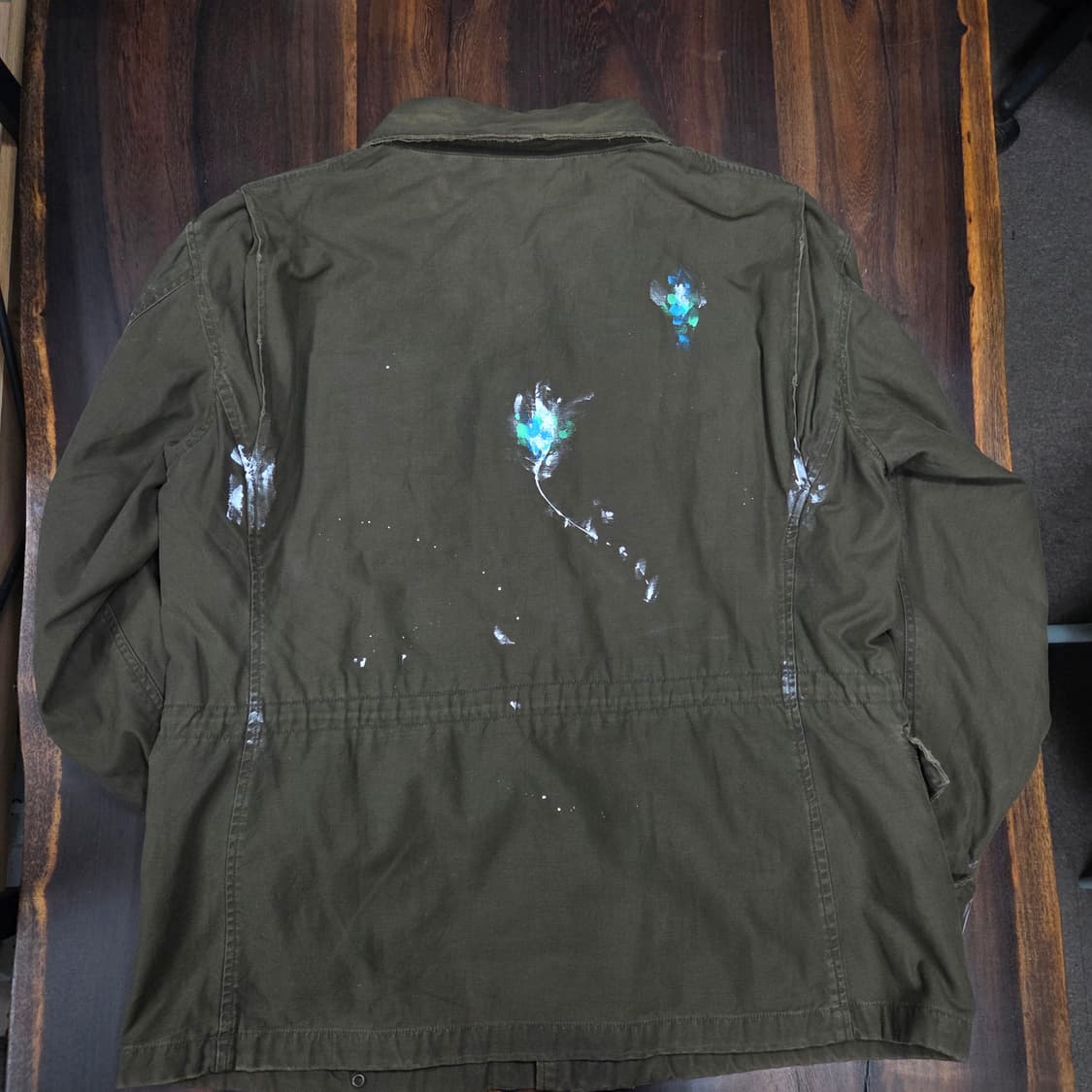 S.O/핸드페인팅, 자수 커스텀 필드자켓 상품이미지3