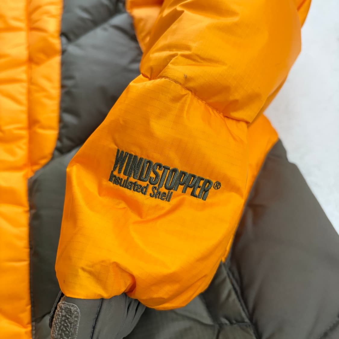 몽벨 윈드스토퍼 빈티지 다운패딩 S 상품이미지5