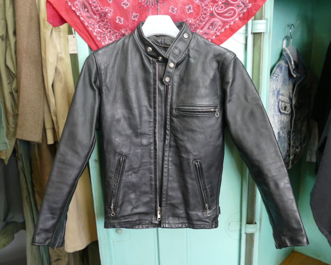 [M ]쇼트 Schott USA 빈티지 싱글 라이더 가죽자켓 상품이미지1