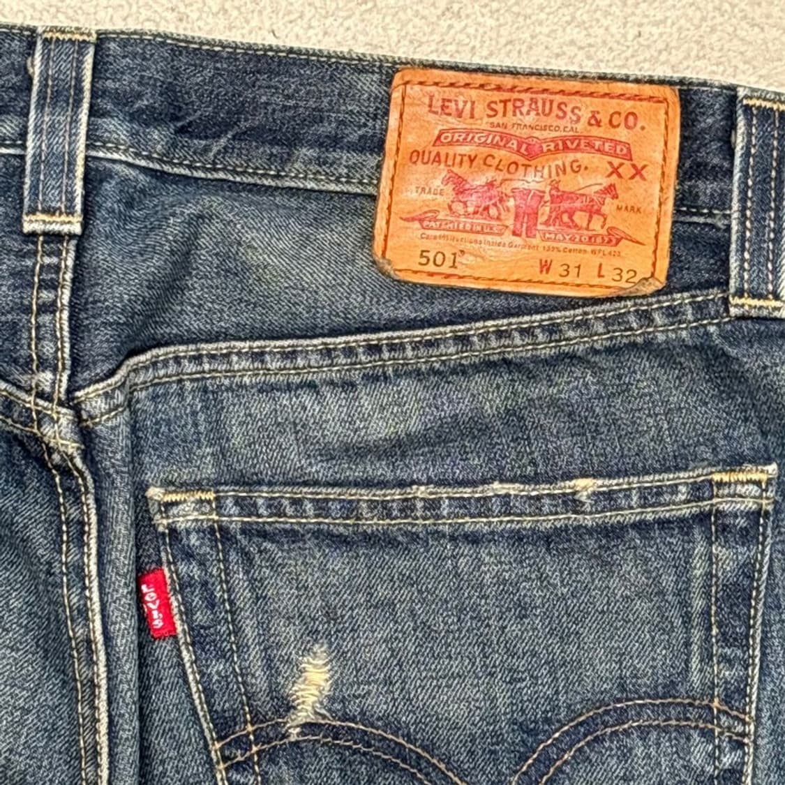 LEVI'S 501 데님 팬츠 버튼 플라이 31 | 32 상품이미지9