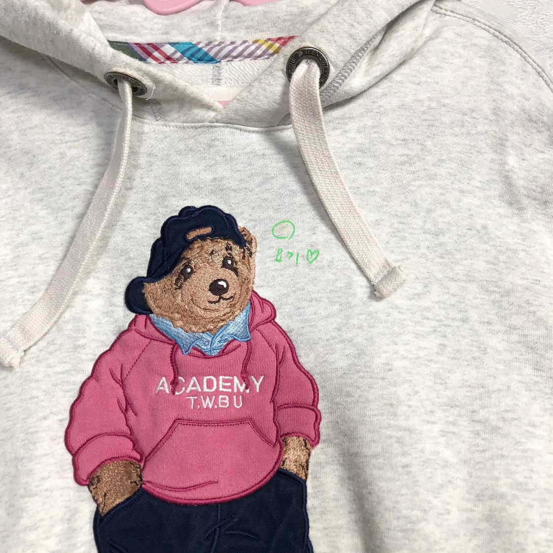 티니위니 대대장 백멜란지 아방 후디 상품이미지4