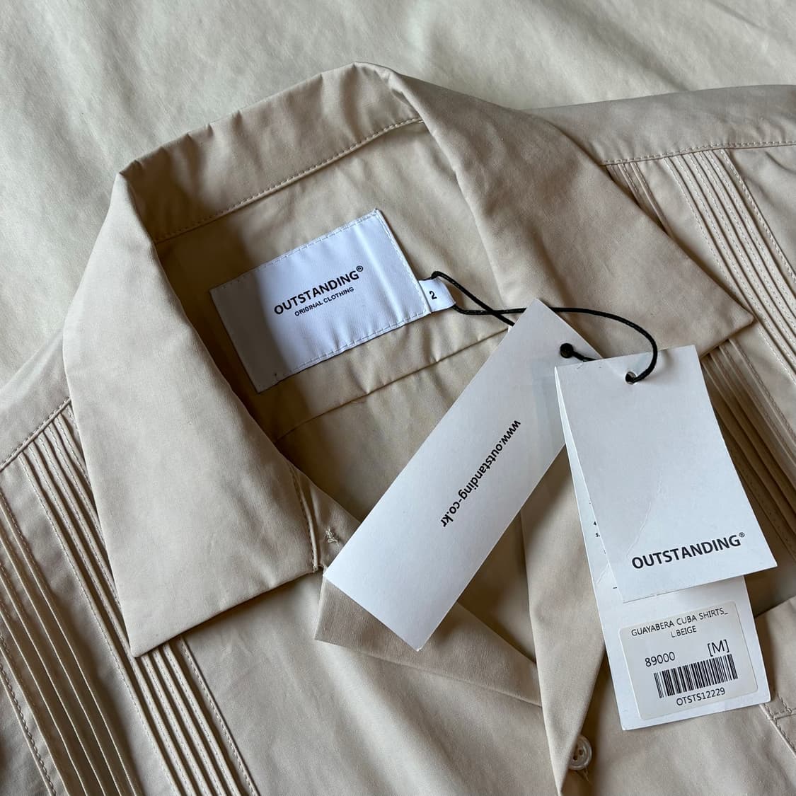 [102] 데드스탁 OUTSTANDING L/B 구아이아베라 쿠바 셔츠 상품이미지6