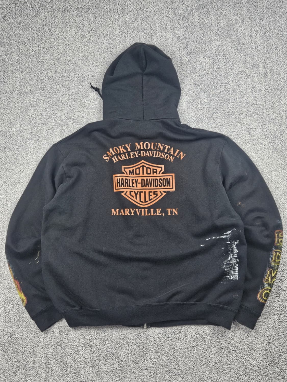 할리데이비슨 스모키마운틴메리빌 플레임 후드집업 ( 2XL )/ 10478 상품이미지1