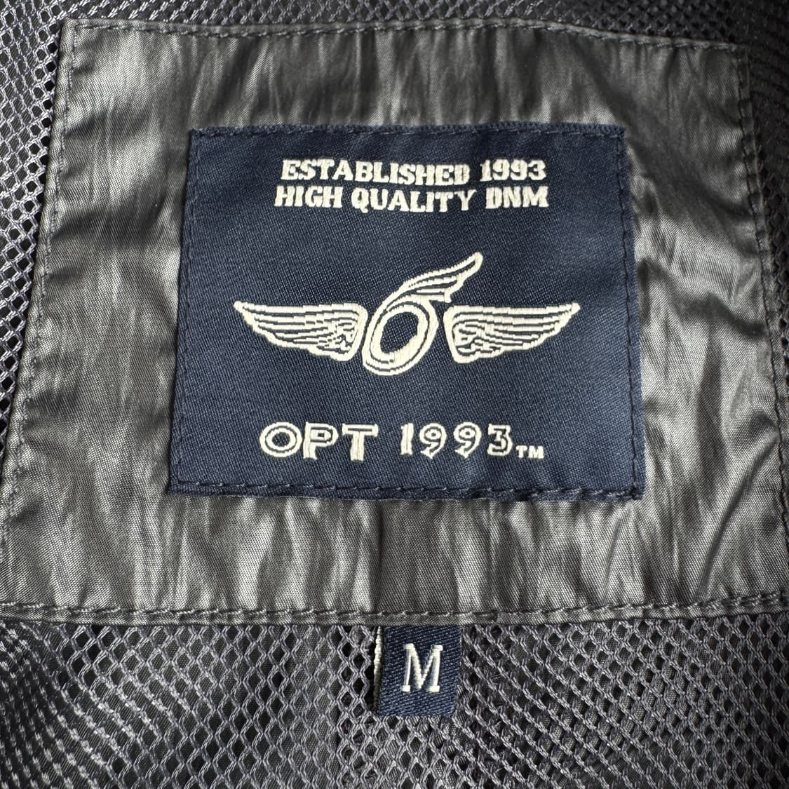 바이커 Y2K 나일론 집업 자켓 상품이미지7