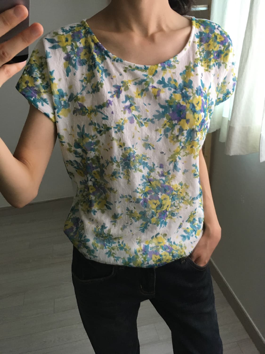 floral top 상품이미지2