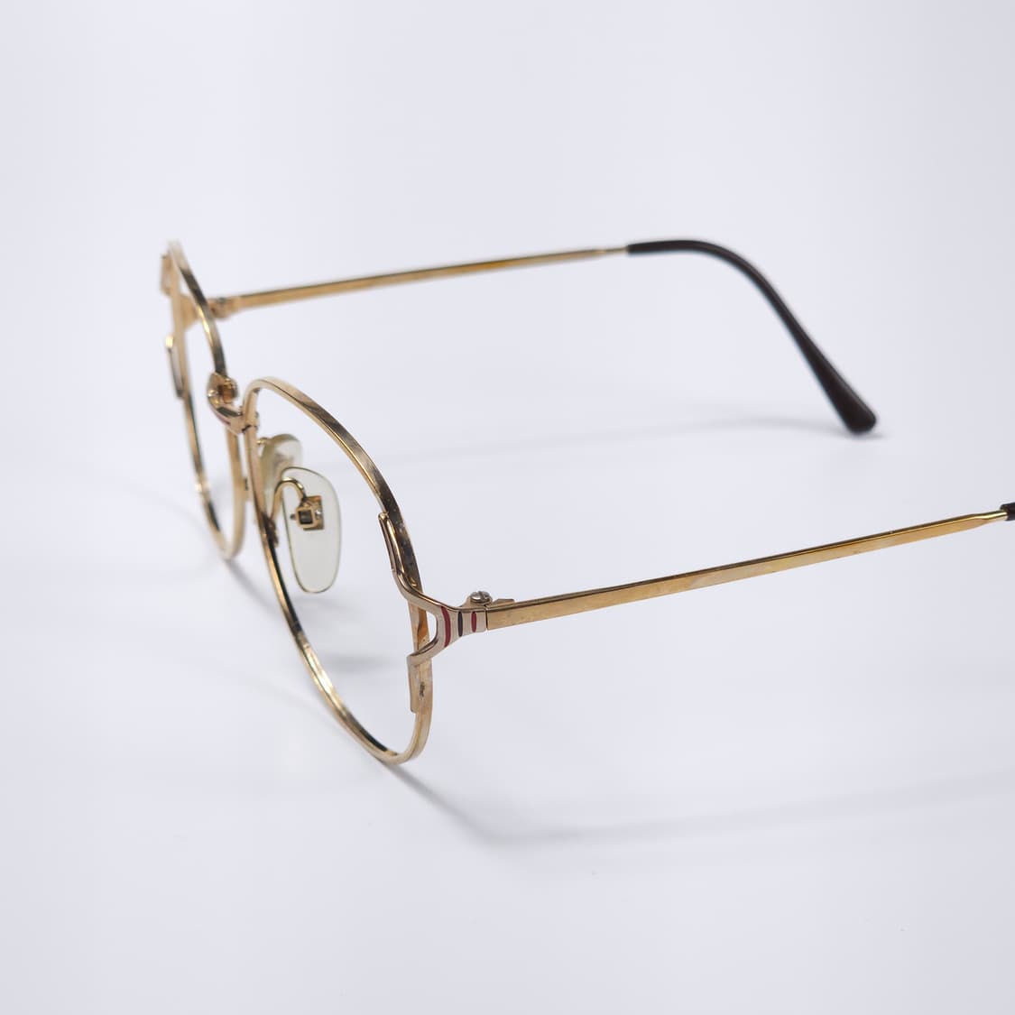 18K 도금 80년도 올드빈티지 안경 상품이미지1