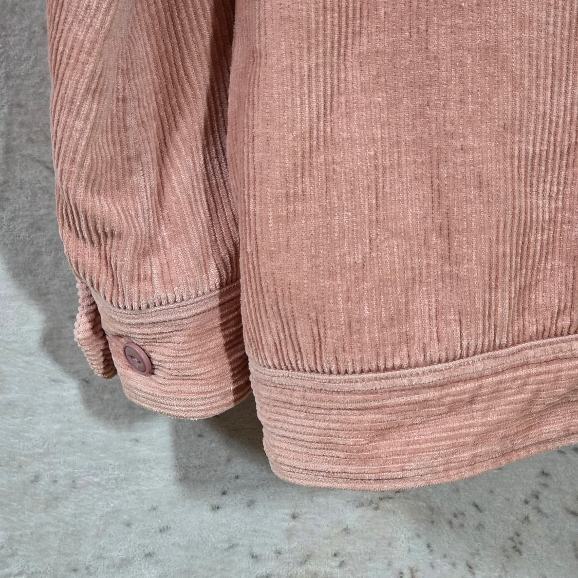 빈티지 핑크 코듀로이 뽀글이 자켓 상품이미지6