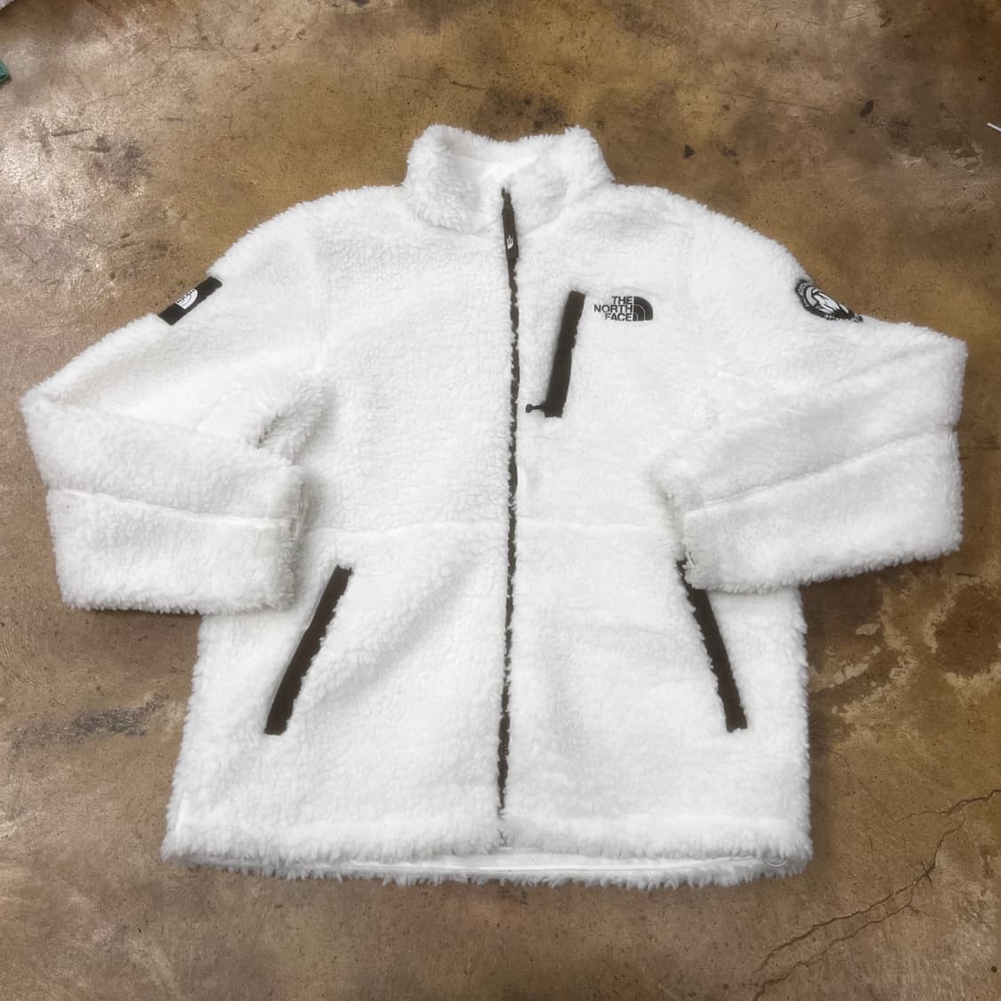 노스페이스 화이트 후리스 160 상품이미지2