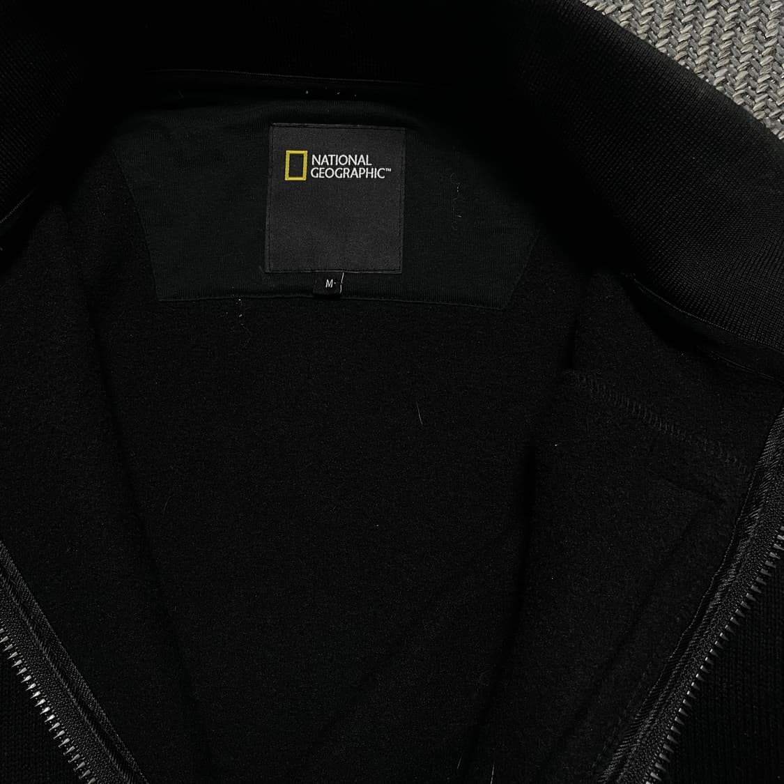 내셔널지오그래픽 와펜 로고 니트 집업o 5316 상품이미지5