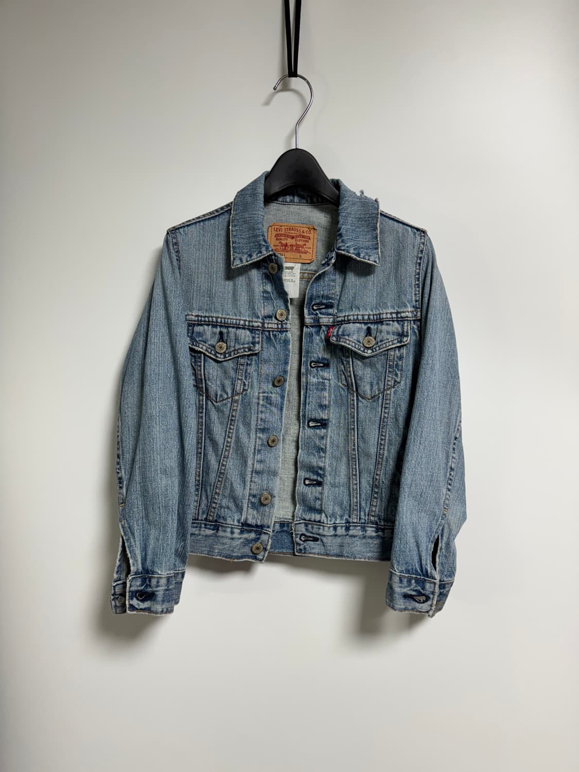 리바이스 Levi's 57511 연청 데님 자켓 S 여성용 상품이미지1