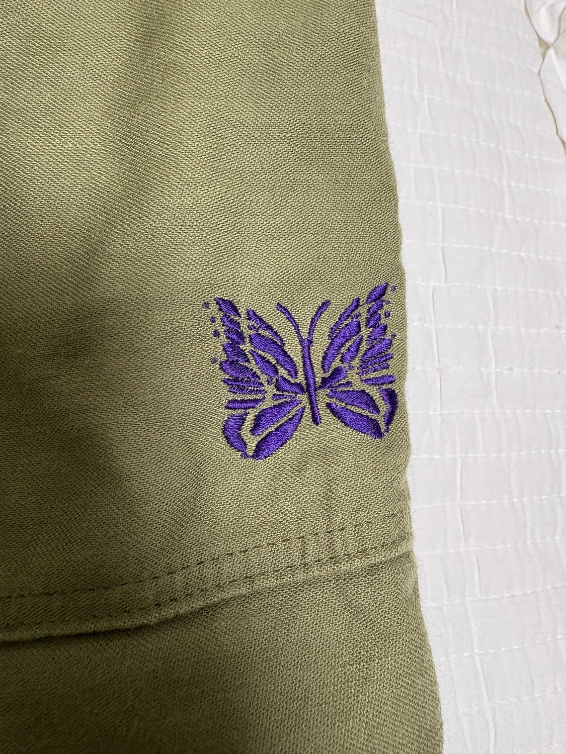 니들스 퍼티그 나비 자수 팬츠 L 상품이미지2