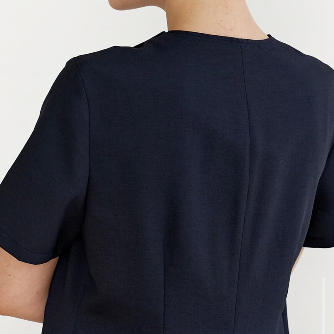 스프링크로커스(springcrocus) 네이비 카라 지퍼원피스 새상품 상품이미지4