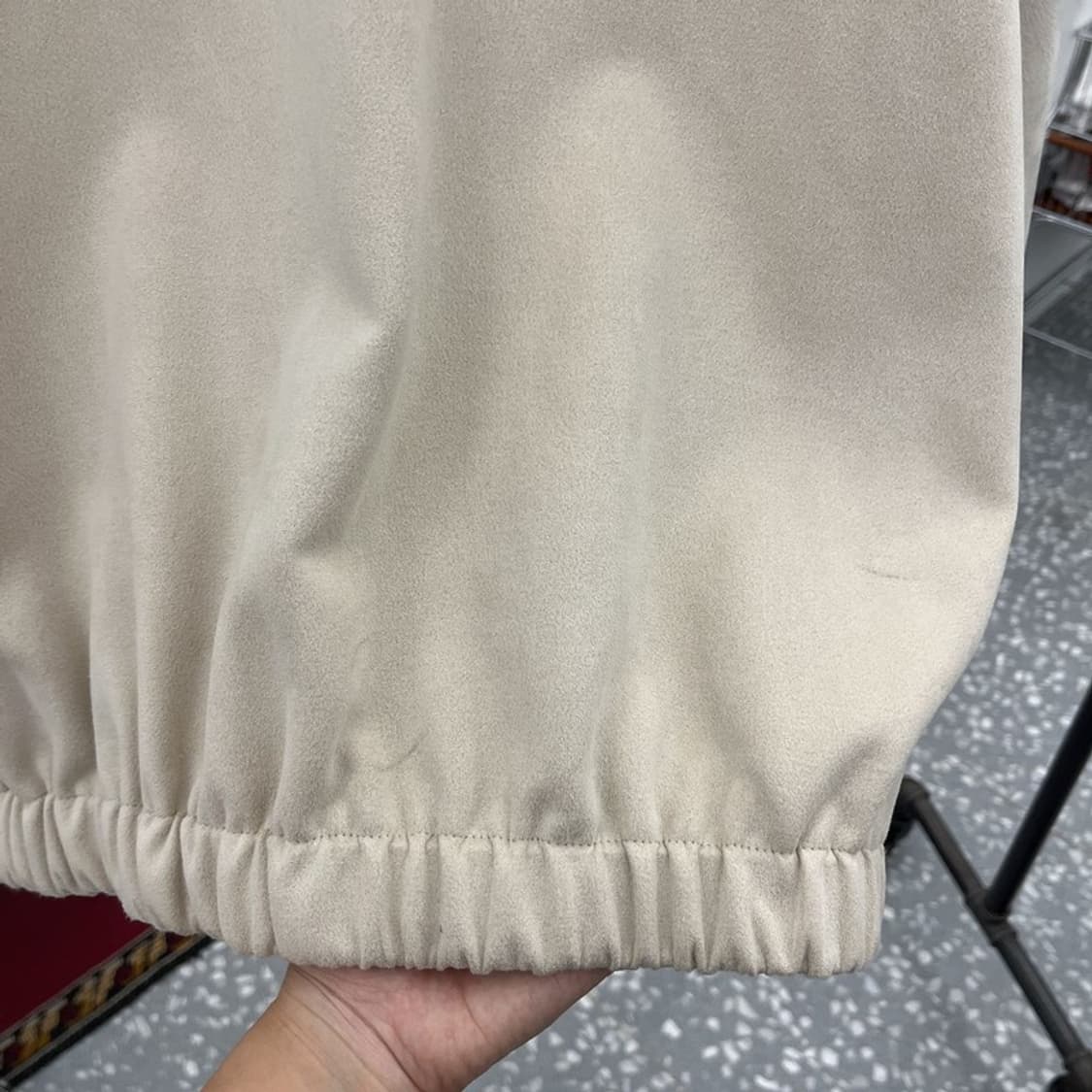 자라 ZARA 스웨이드 오버핏 가오리핏 자켓 105 C05721 상품이미지8