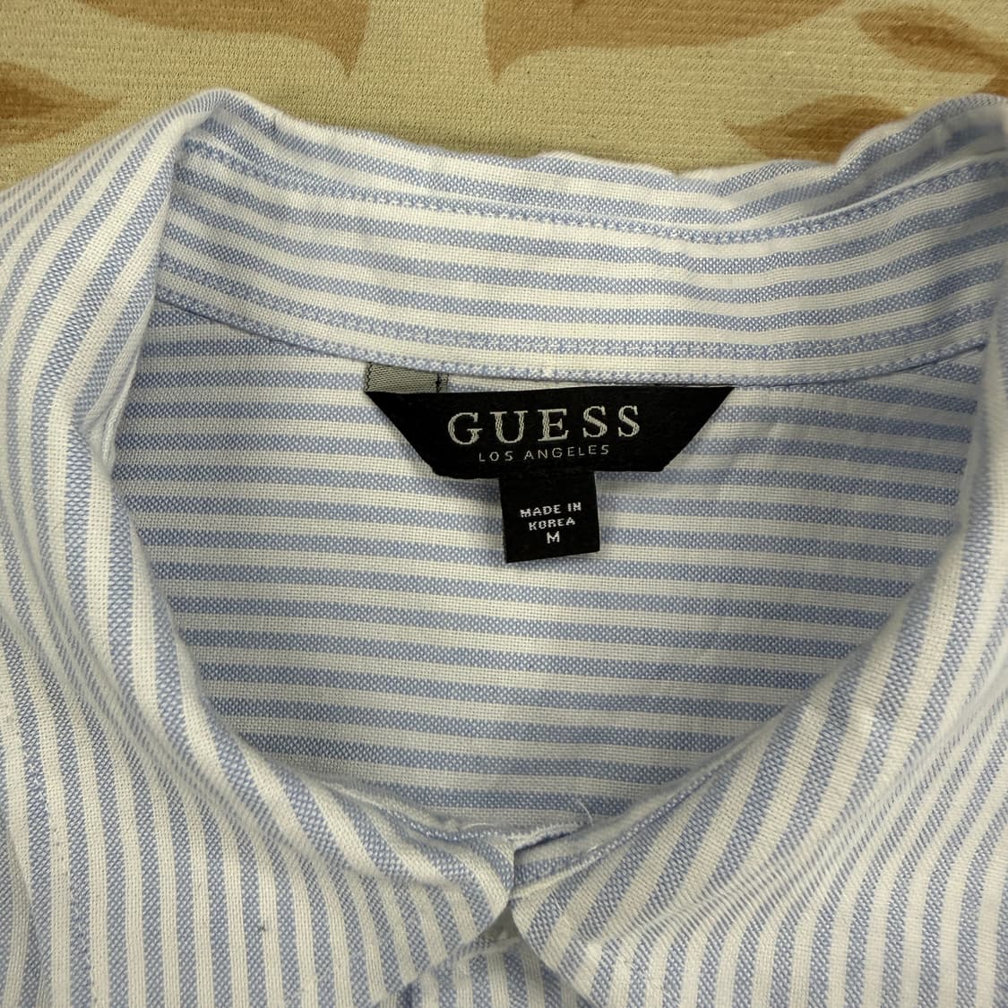 (M)게스 Guess 스트라이프 코튼 셔츠 상품이미지2