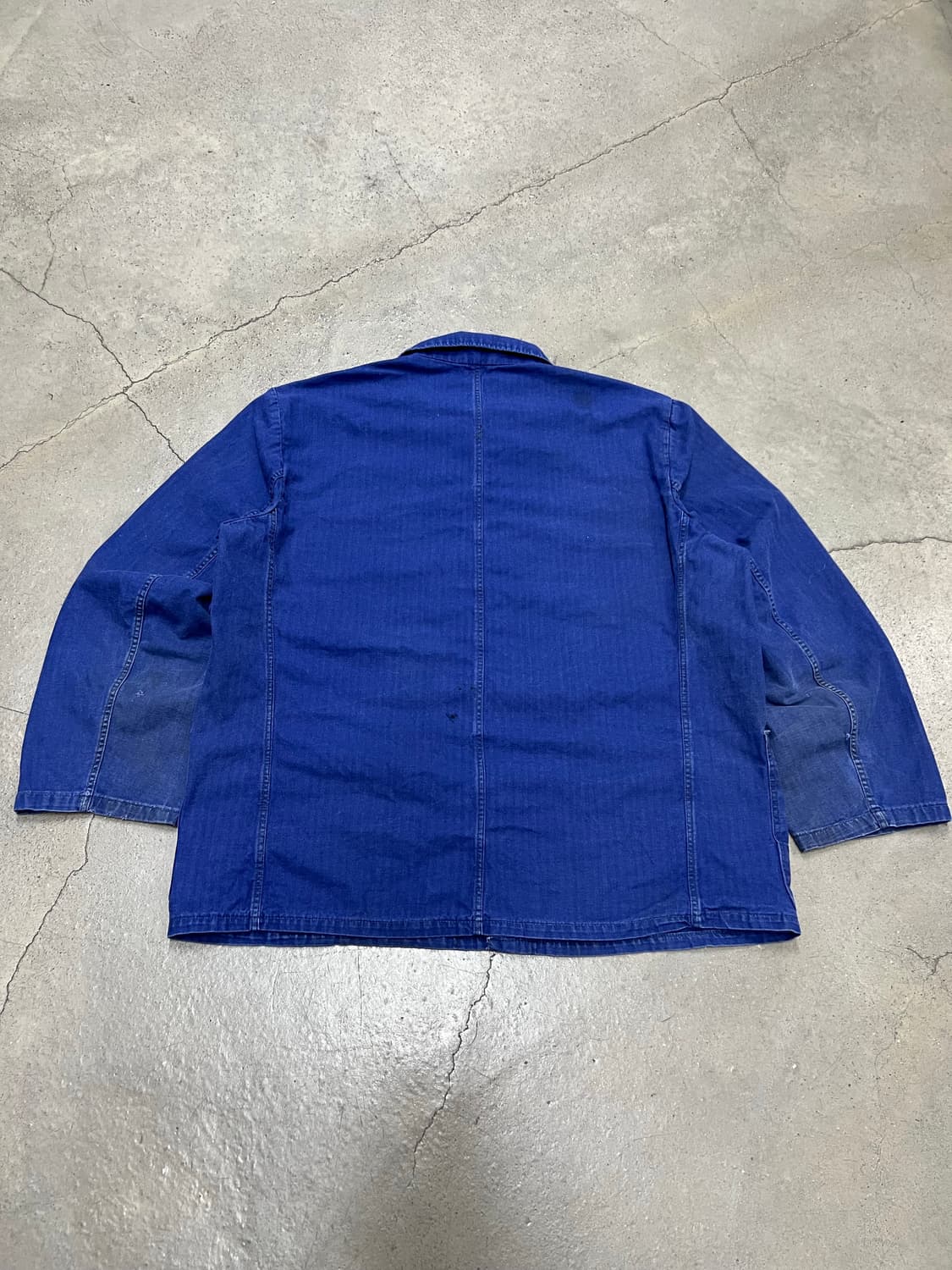 OLD VINTAGE WASHING HBT 헤링본트윌코튼 프렌치워크자켓 상품이미지2