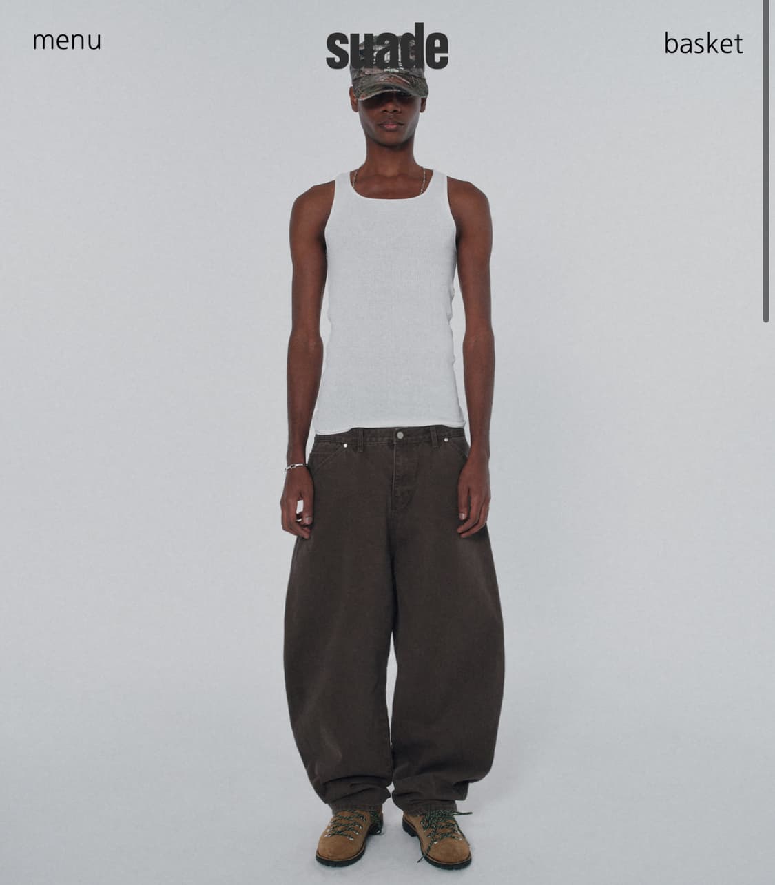 CONTOUR POCKET DENIM [BROWN] 상품이미지1