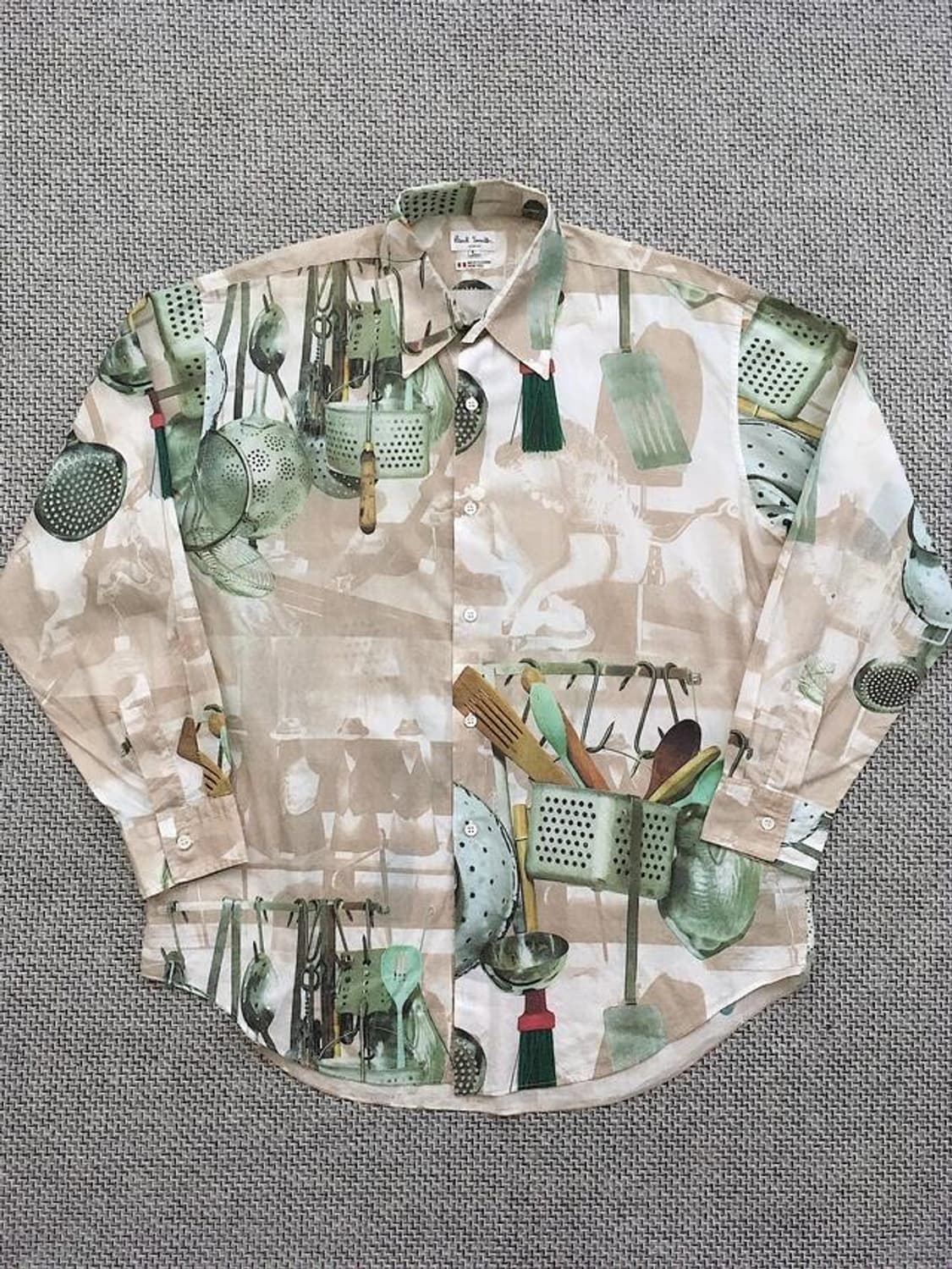 All-over printed Italy fabric b.u shirts 상품이미지7