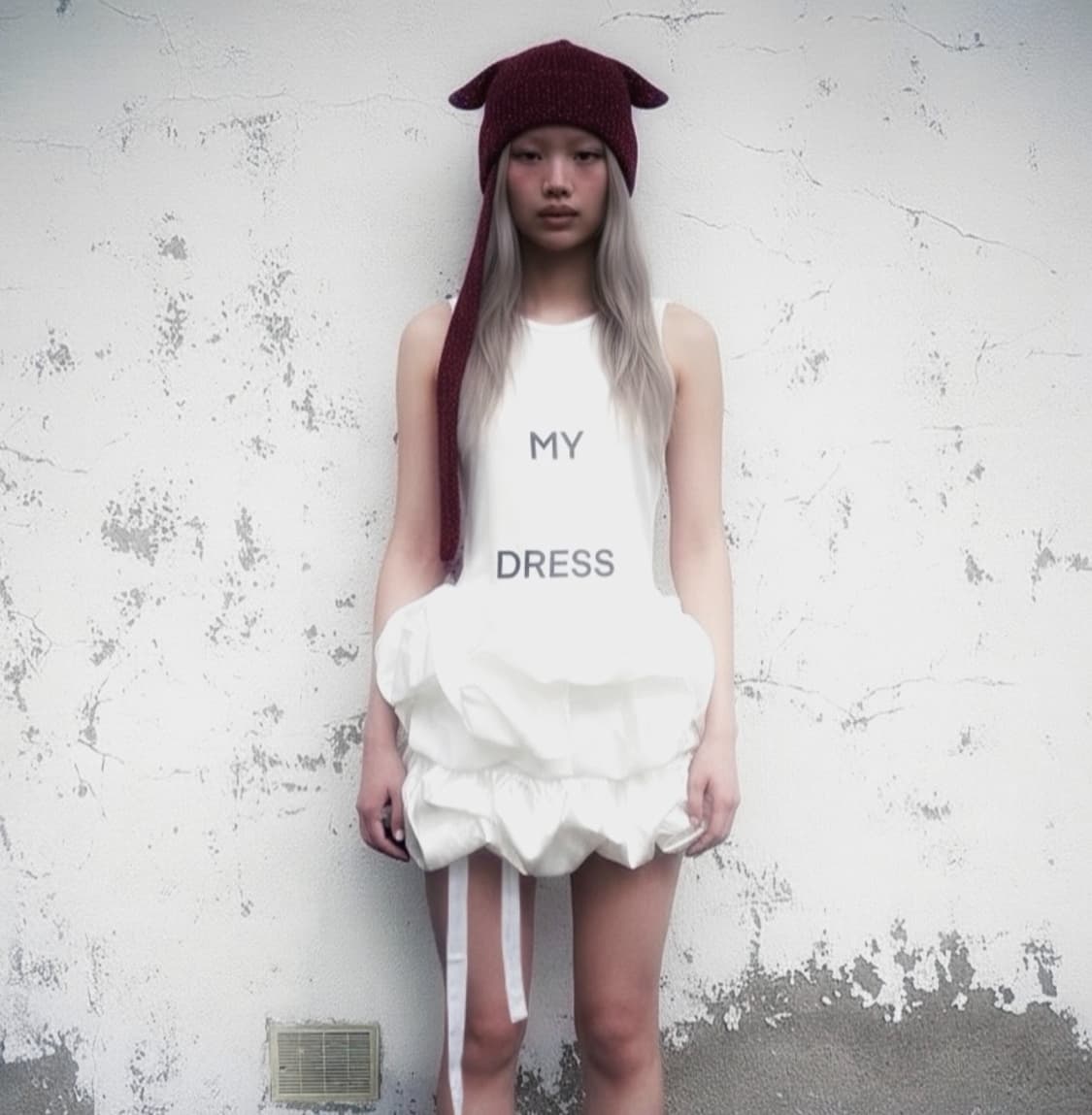 MYDRESS Open Back Frill Dress 상품이미지1