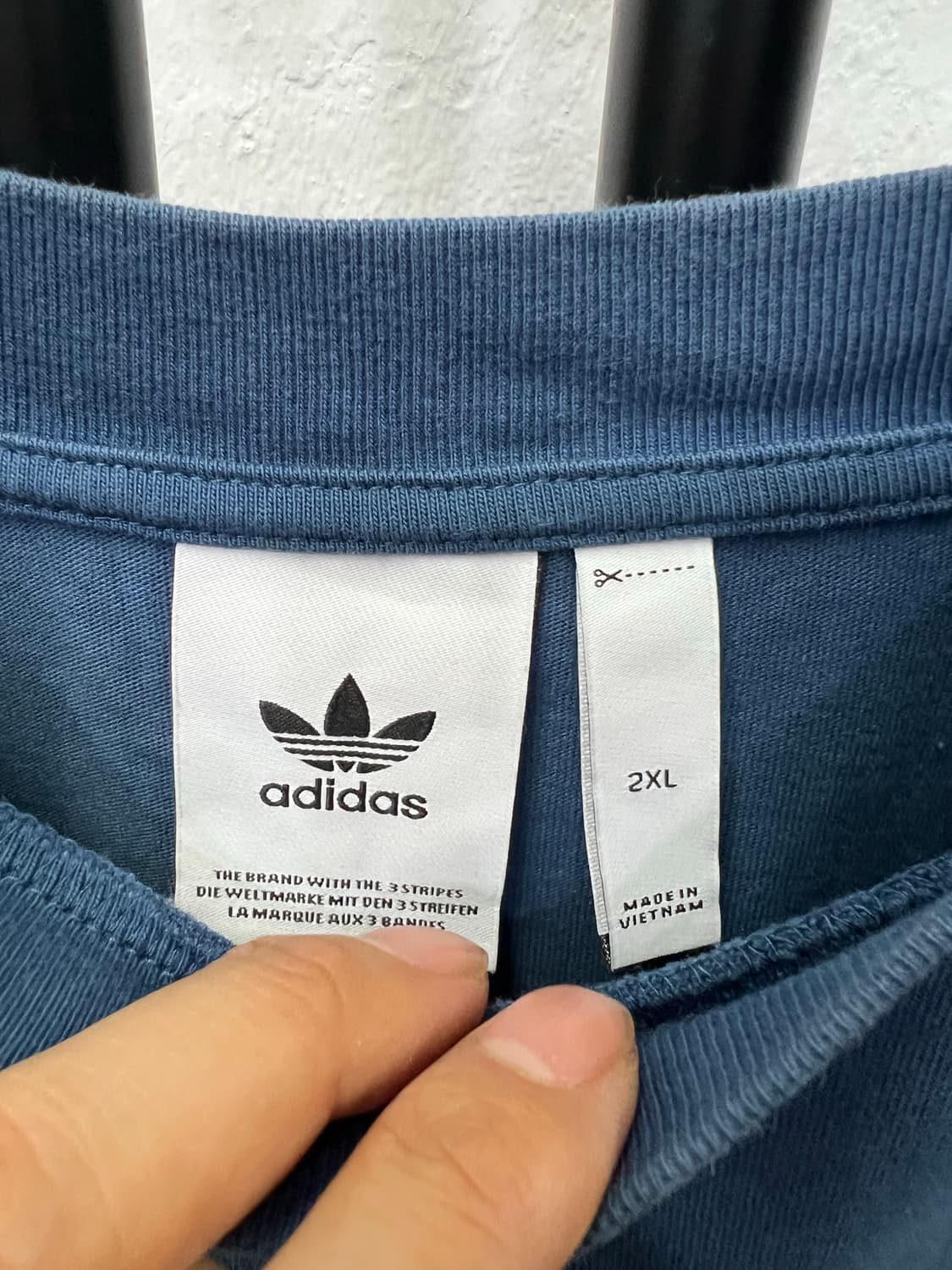 정품) 아디다스 빅로고 반팔티 2XL 상품이미지5