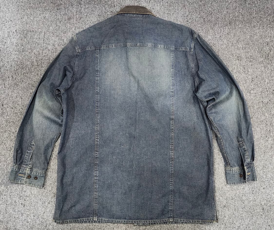 LEE 리 빈티지 90s 코듀로이 투포켓 웨스턴 데님 셔츠 105 상품이미지2