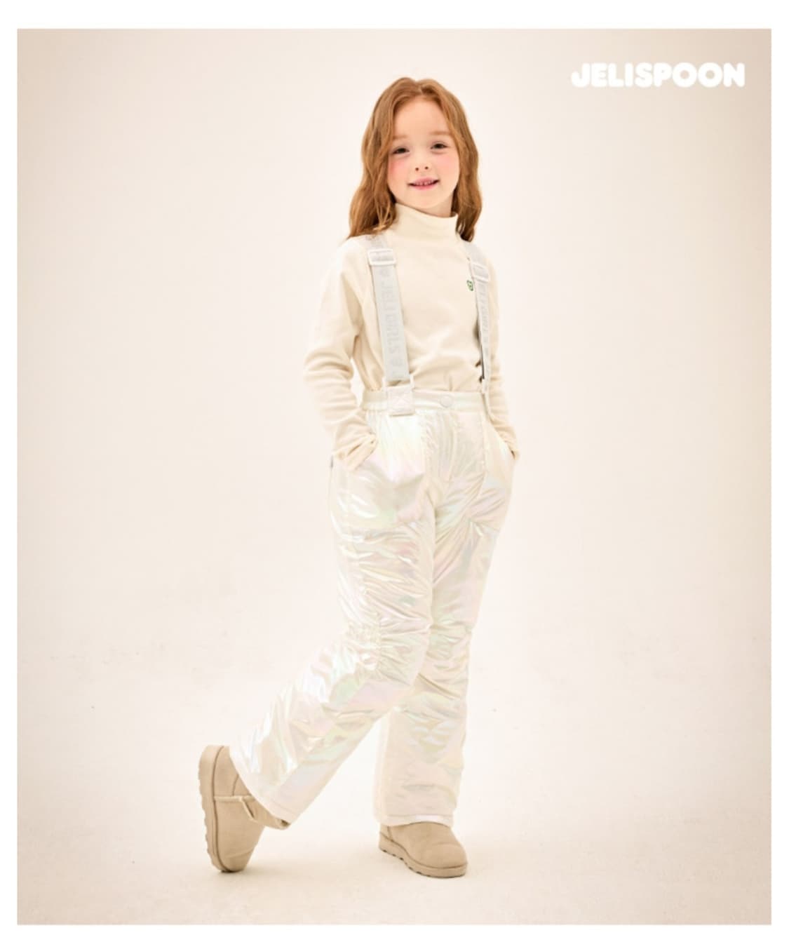젤리스푼 홀로그램 부츠컷 아동 스키복팬츠 150(11~12세) 특A급 상품이미지2