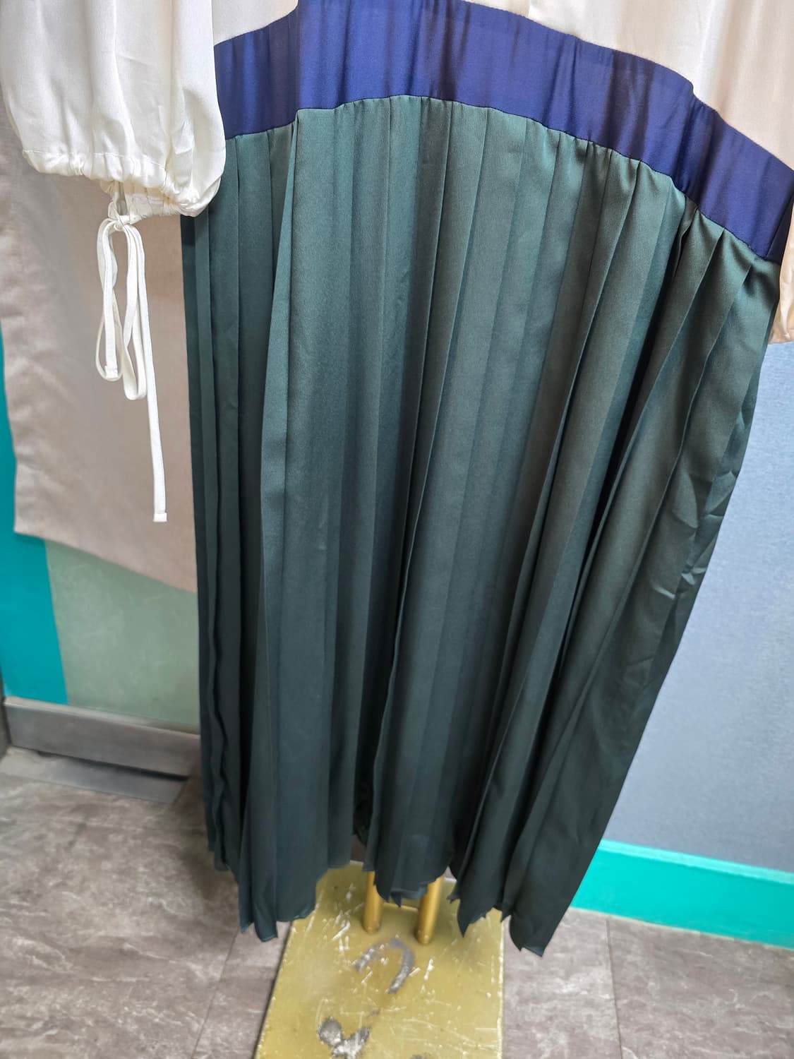 Anklet 세일러문 카라 롱 실크 원피스 상품이미지2