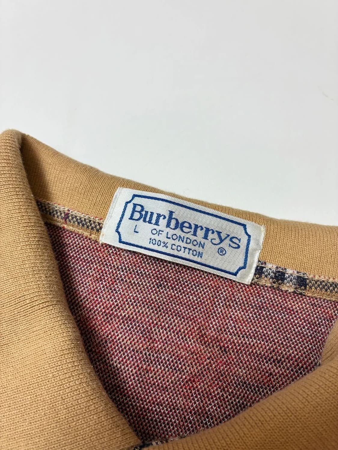 버버리 90's 노바체크 카라 반팔 티셔츠 PN8582 상품이미지6