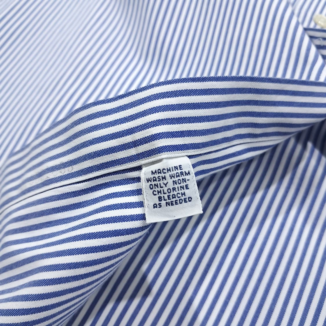 CL539 XL 폴로 90s 홍콩판 스트라이프 클래식 블루 셔츠 남방 상품이미지5