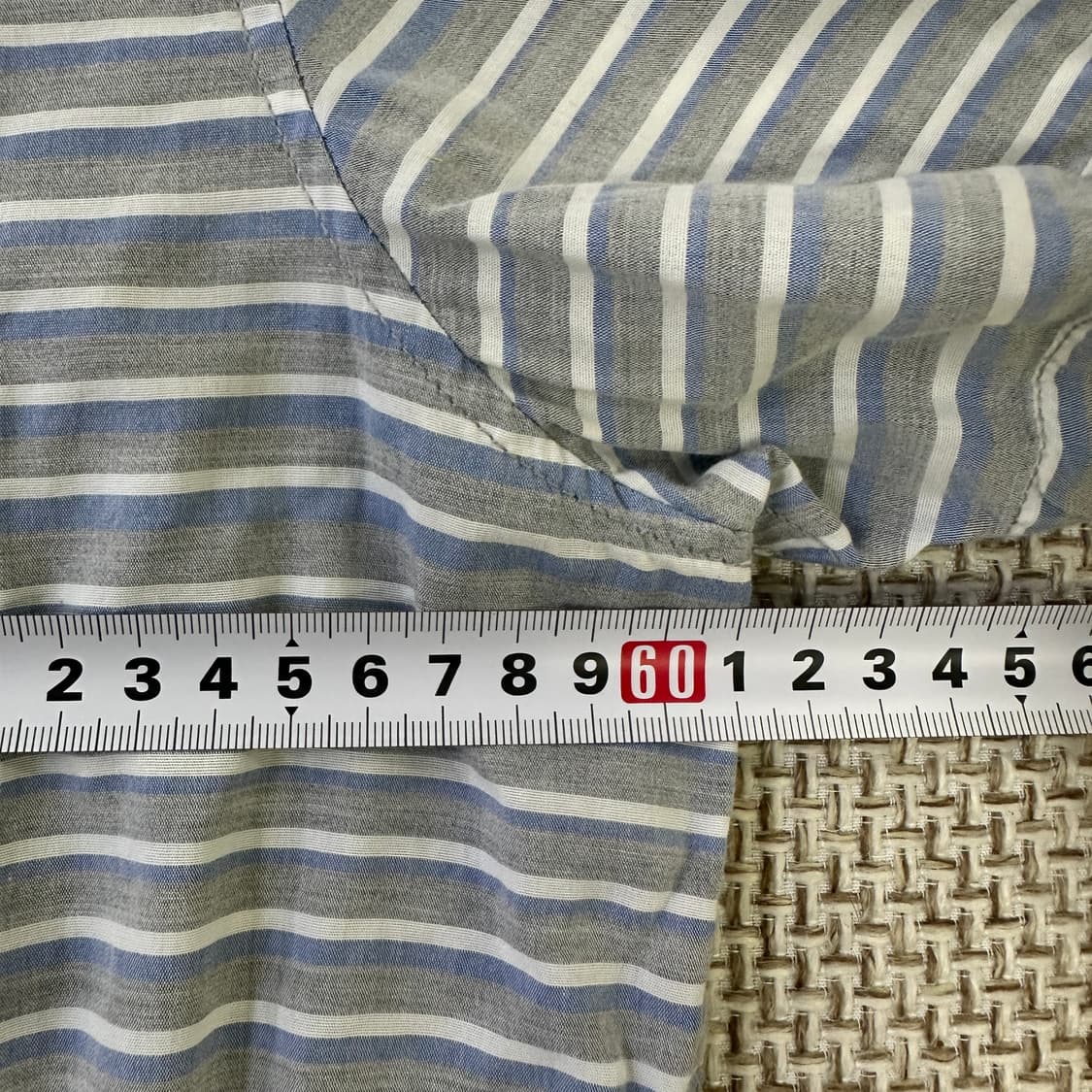 XL DKNY 스트라이프 반팔 셔츠 0407D 상품이미지5