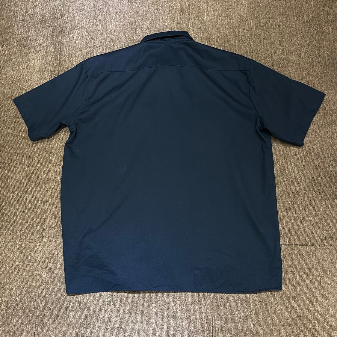 (XL) Dickies 디키즈 반팔 워크 셔츠 패치 네이비 상품이미지6