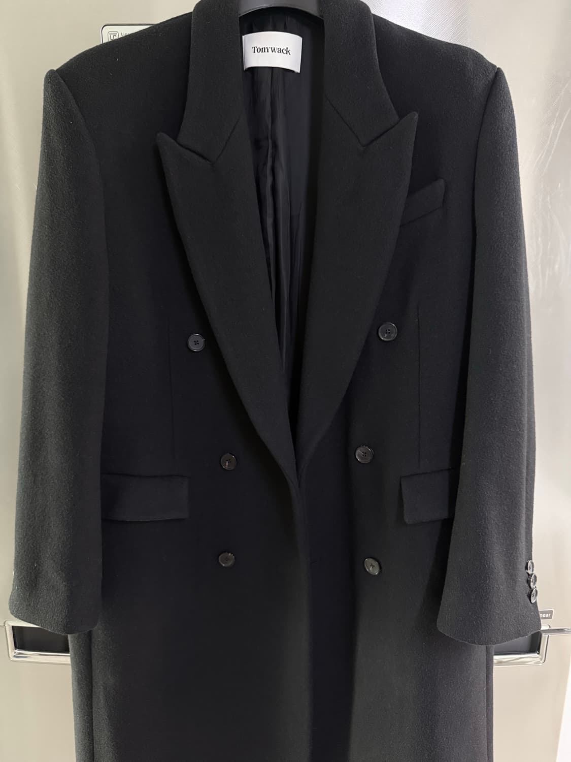 m 토니웩 25fw 울캐시미어 더블브레스티드 코트 상품이미지2