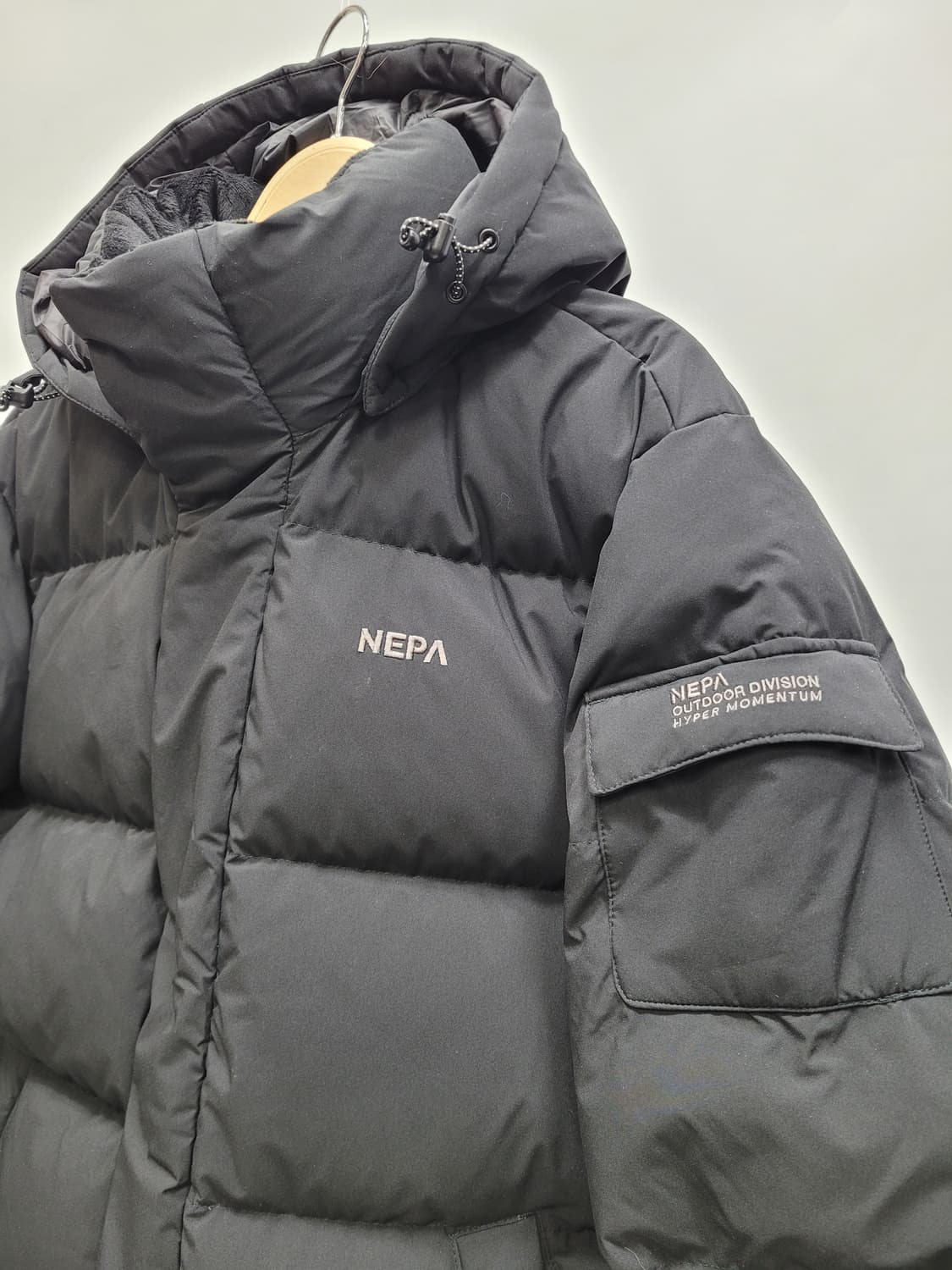 NEPA 24FW 네파 블랙 아웃도어 푸퍼 다운 패딩 / 남 95 블랙
 상품이미지4