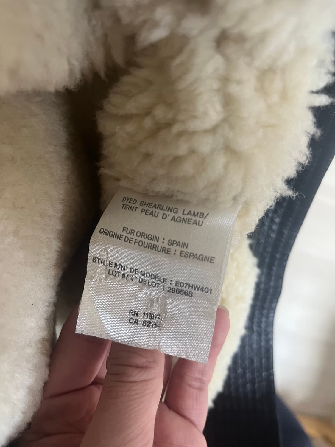 헬무트랭 천연 가죽 양털 안감 무스탕 상품이미지4