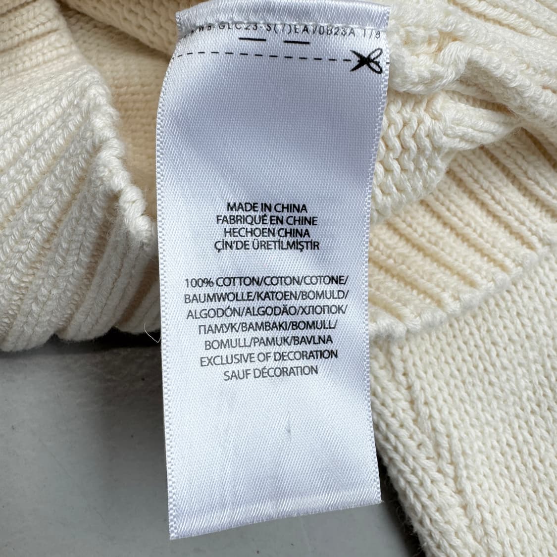 폴로 신형 성조기 빅로고 니트 아이보리 상품이미지5