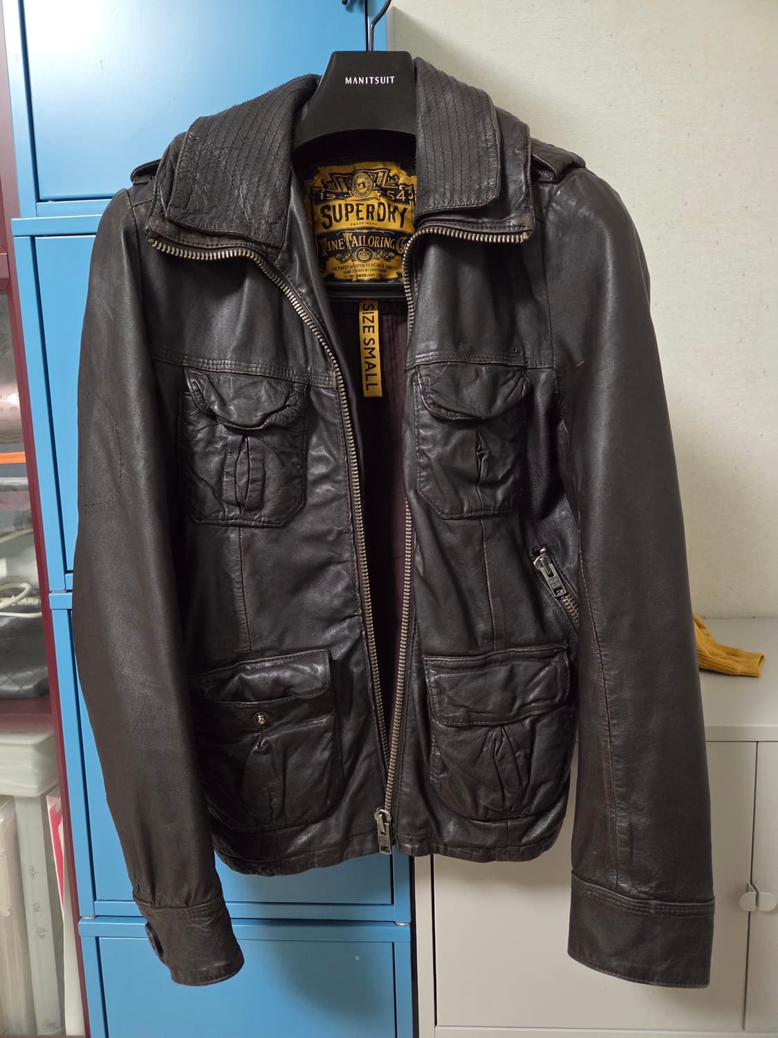 일제 램스킨 레더 자켓 m 상품이미지2