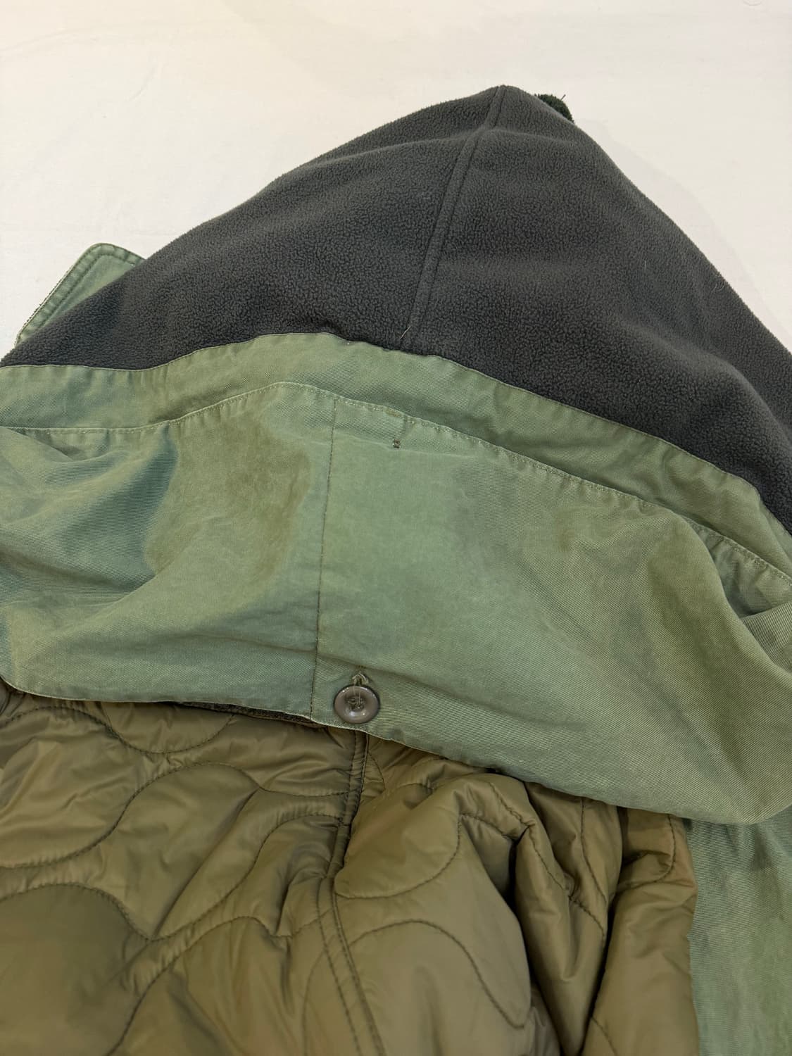캐피탈 컨트리 져니 리메이크 퀼팅 링코트 올리브 상품이미지6