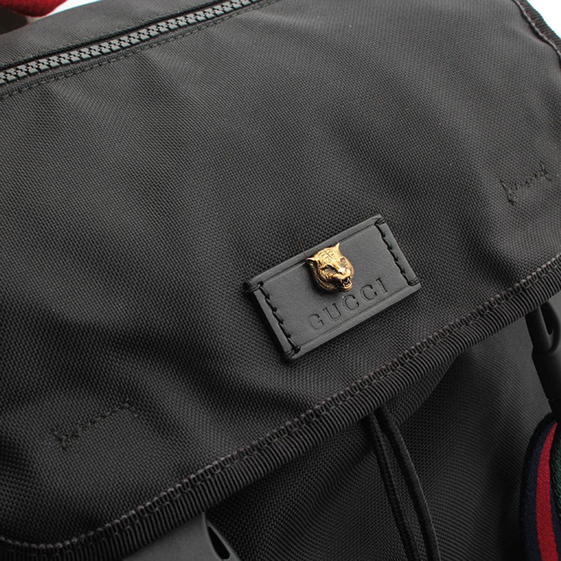 구찌 블랙 테크노 캔버스 타이거헤드 백팩 (450982) 상품이미지6