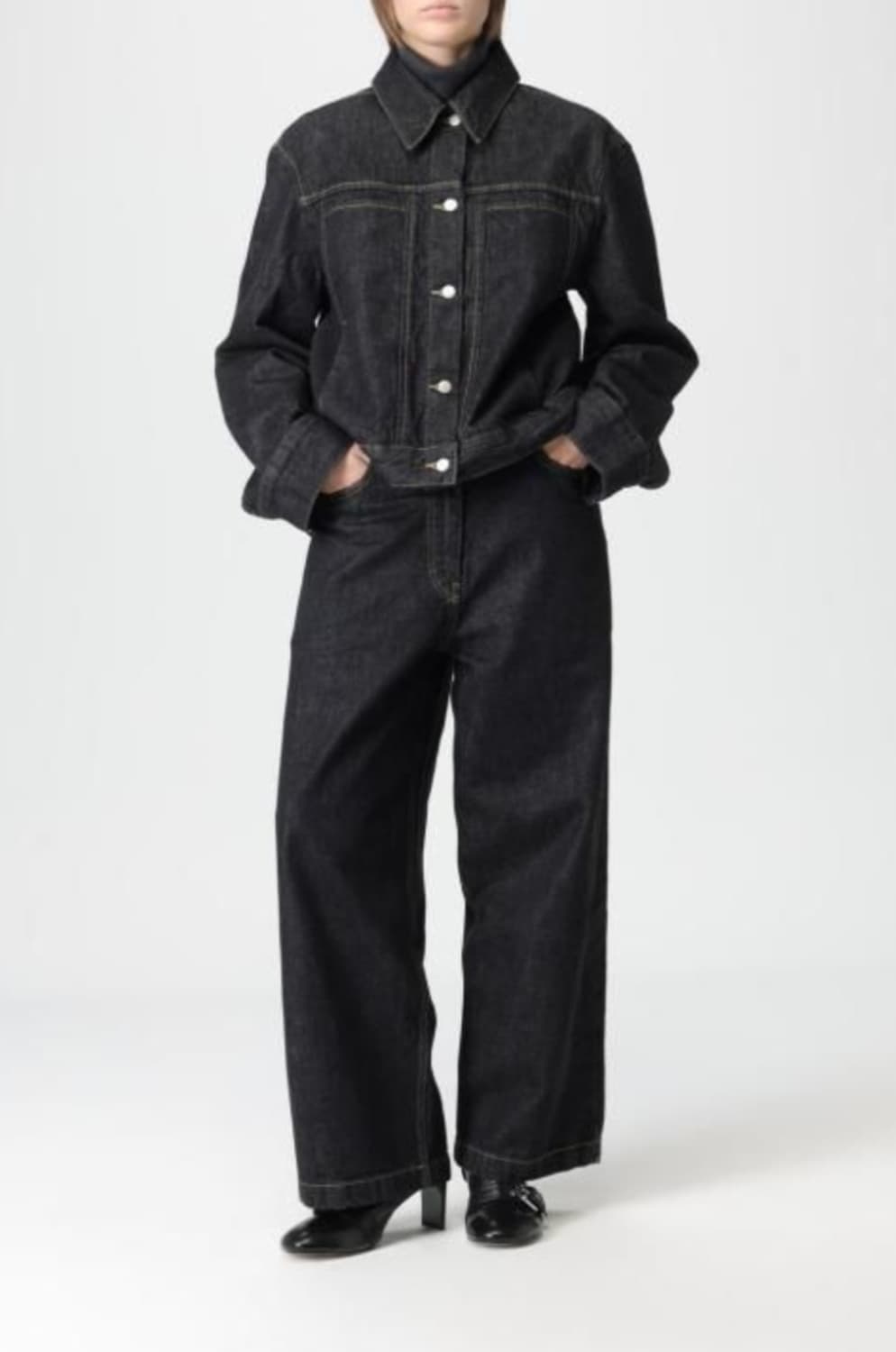 스튜디오 니콜슨 타호 프런트 포켓 블랙 데님 재킷 상품이미지7