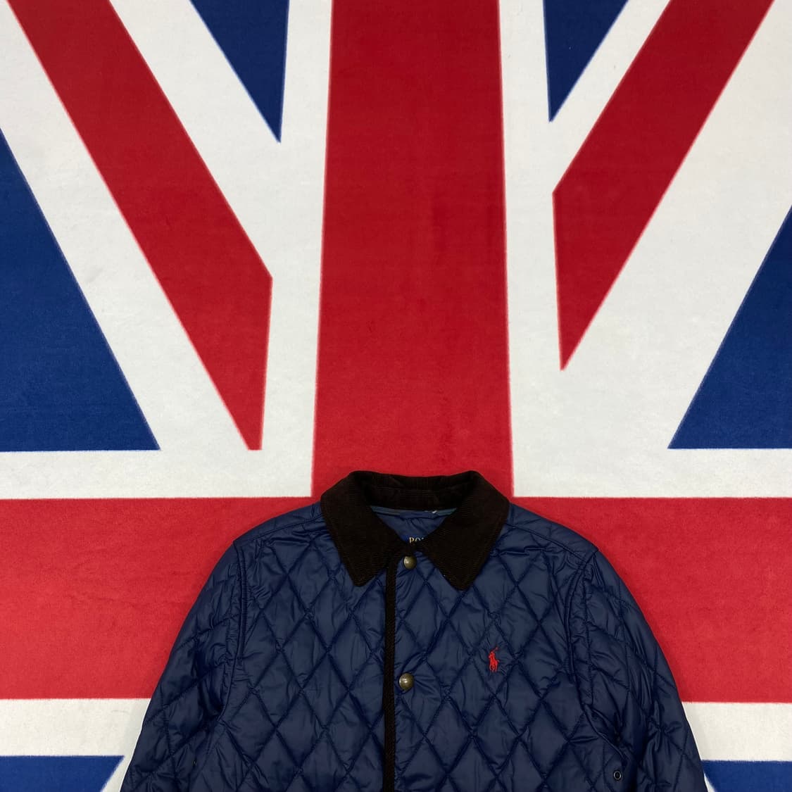 폴로 퀼팅자켓 실측 여성55 상품이미지2